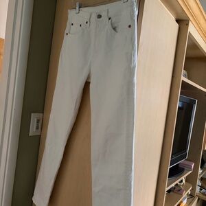 Levi's 501® Skinny Jeans in Off-White